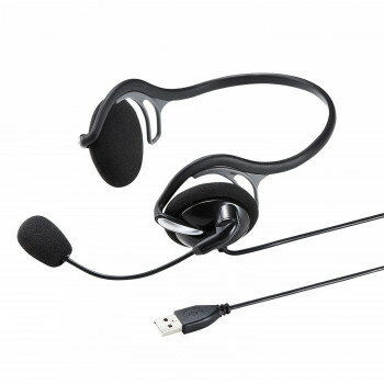 サンワサプライ USB ヘッドセット MM-HSU05BK