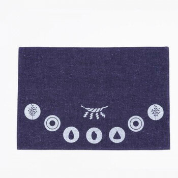 神棚の里　お祀りマット　無地紬　江戸紫