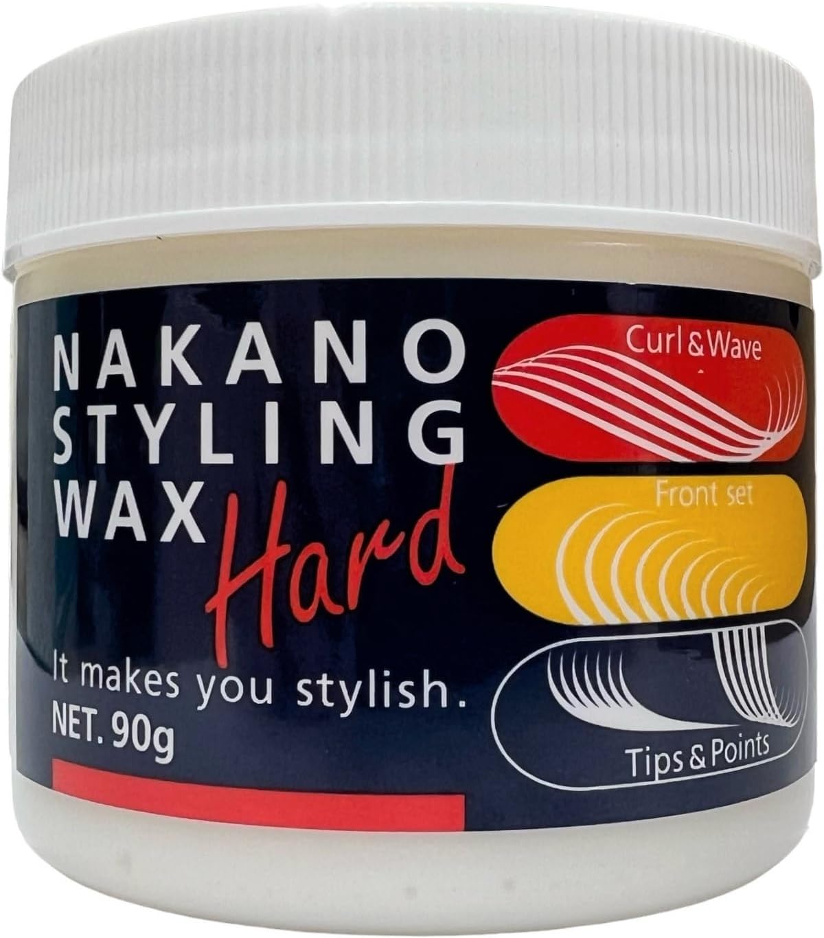 ナカノ スタイリングワックス 90g ハード 中野製薬 ヘアワックス スタイリング NAKANO WAX ボリュームUP ファイバーワックス 美容院おすすめ サロンおすすめ