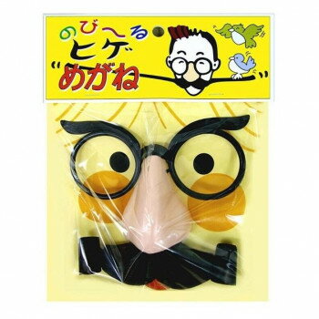 Rakuten - 同梱・代引不可吹き戻し　のびるヒゲメガネ　黒 3130