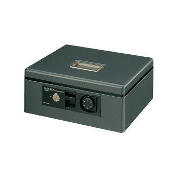 コクヨ 手提げ金庫 ダイヤル付き型 A4(1号) ダークグレー CB-11DM