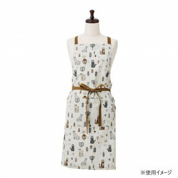 Gingham Aprons - 同梱・代引不可Reso Trading Vieressa ミネット エプロン ライトグレー 722157