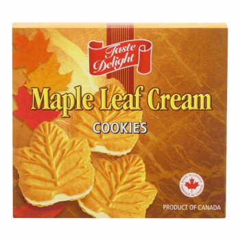 Rakuten - 同梱・代引不可テイストデライト メープルリーフ　クリームクッキー6P 6個 48個セット 0321-00024