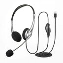 サンワサプライ USB TypeCヘッドセット 1.8m シルバー MM-HSTC03SV