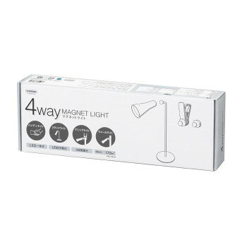 YAZAWA(ヤザワコーポレーション) 4wayマグネットライトホワイト SDL03W01WH