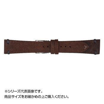 Emitta(エミッタ) 時計バンド ゴージュ 20mm チョコ (美錠:銀) EG-B20