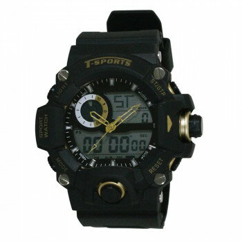 T-sports アナデジ 腕時計 ゴールド TS-AD093-GD T-sports アナデジ 腕時計 ゴールド TS-AD093-GD