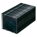サンワサプライ Blu-ray・DVD・CDケース スリムタイプ 50枚セット ブラック FCD-PU50MBKN2(2)