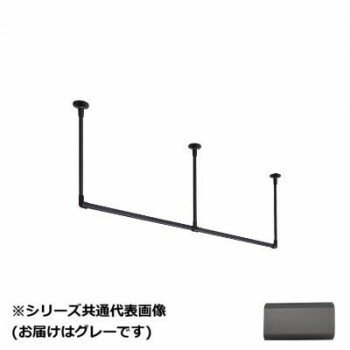 Rakuten - 同梱・代引不可30019725　トーソー(TOSO)　ハンギングバーH2　天井付Cセット　グレー　2780X600mm