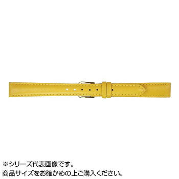 MIMOSA(ミモザ) 時計バンド ベビーカーフKC 10mm イエロー (美錠:金) CKC-Y10