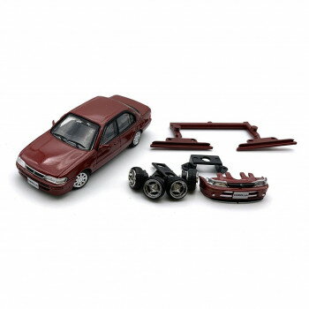 ビ-エムクリエイションズ トヨタ カローラ 1996 AE100 レッド LHD 1/64スケール 64B0251