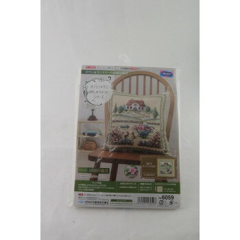 オリムパス オノエメグミ 刺しゅうキット　クッション　6059・田園の風景