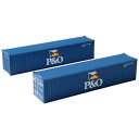 海上コンテナ 40f P&O 2個入り A101-7(3)