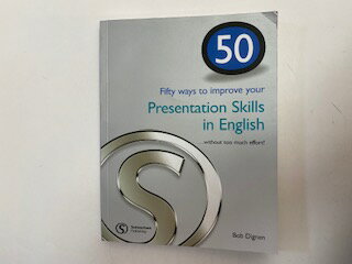 【中古】50 Ways Series 50 Ways to Improve Your Presentation Skills in English 《センゲージ ラーニング UK版》【午前9時までのご注文で即日弊社より発送！日曜は店休日】