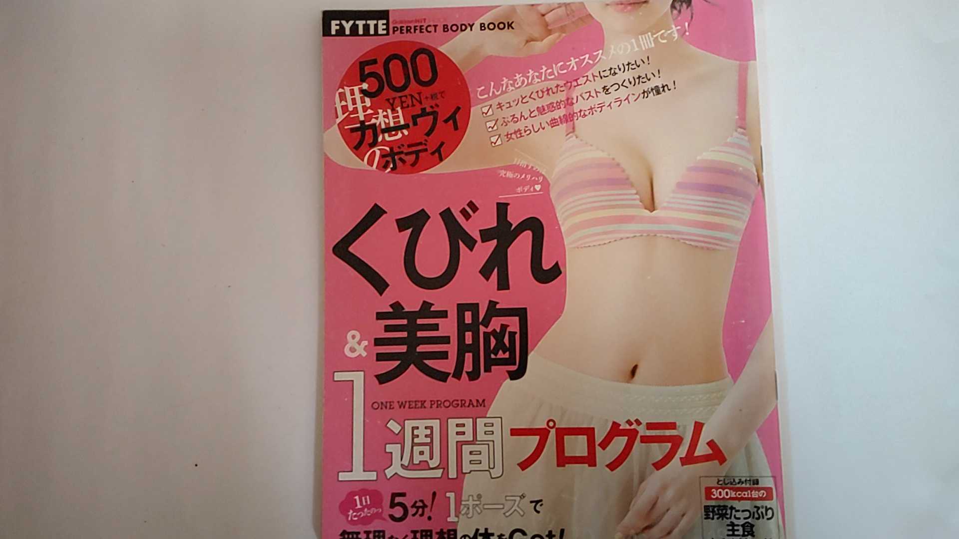 【中古】くびれ&美胸1週間プログラム (GAKKEN HIT MOOK FYTTE PERFECT BODY)【午前9時までのご注文で即日弊社より発送！日曜は店休日】