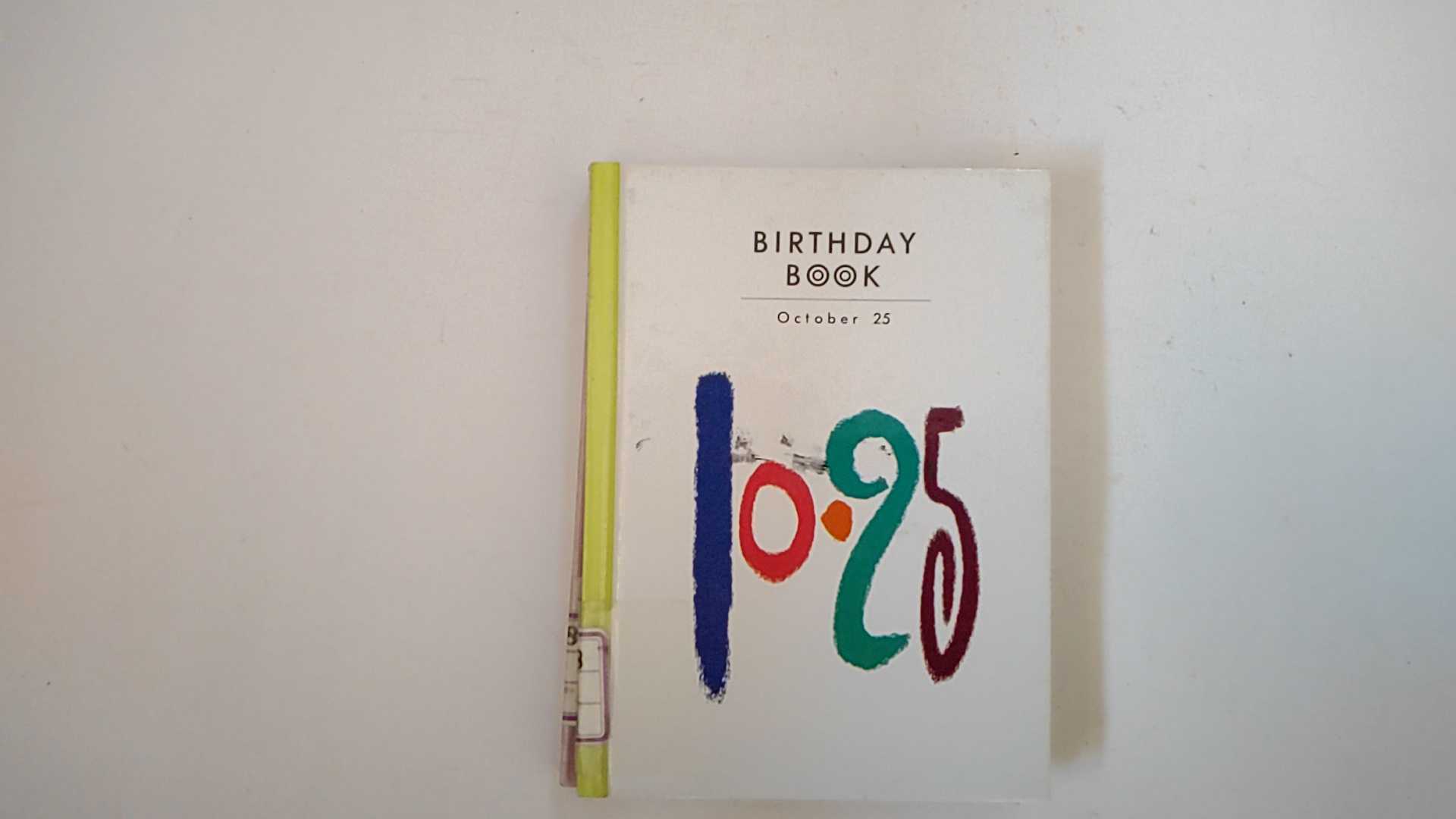 Rakuten - 【中古】BIRTHDAY BOOK October 25《同朋舎出版》【午前9時までのご注文で即日弊社より発送！日曜は店休日】