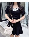 【SALE/30%OFF】【WEB限定】レイヤード風ニット+スカパン/セットアップ INGNI イング トップス ニット グレー ブラック ベージュ【RBA_E...
