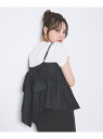 【SALE/10%OFF】INGNI/(W)2Wayリボンデニムキャミ INGNI イング トップス キャミソール ブラック ブルー【RBA_E】[Rakute...