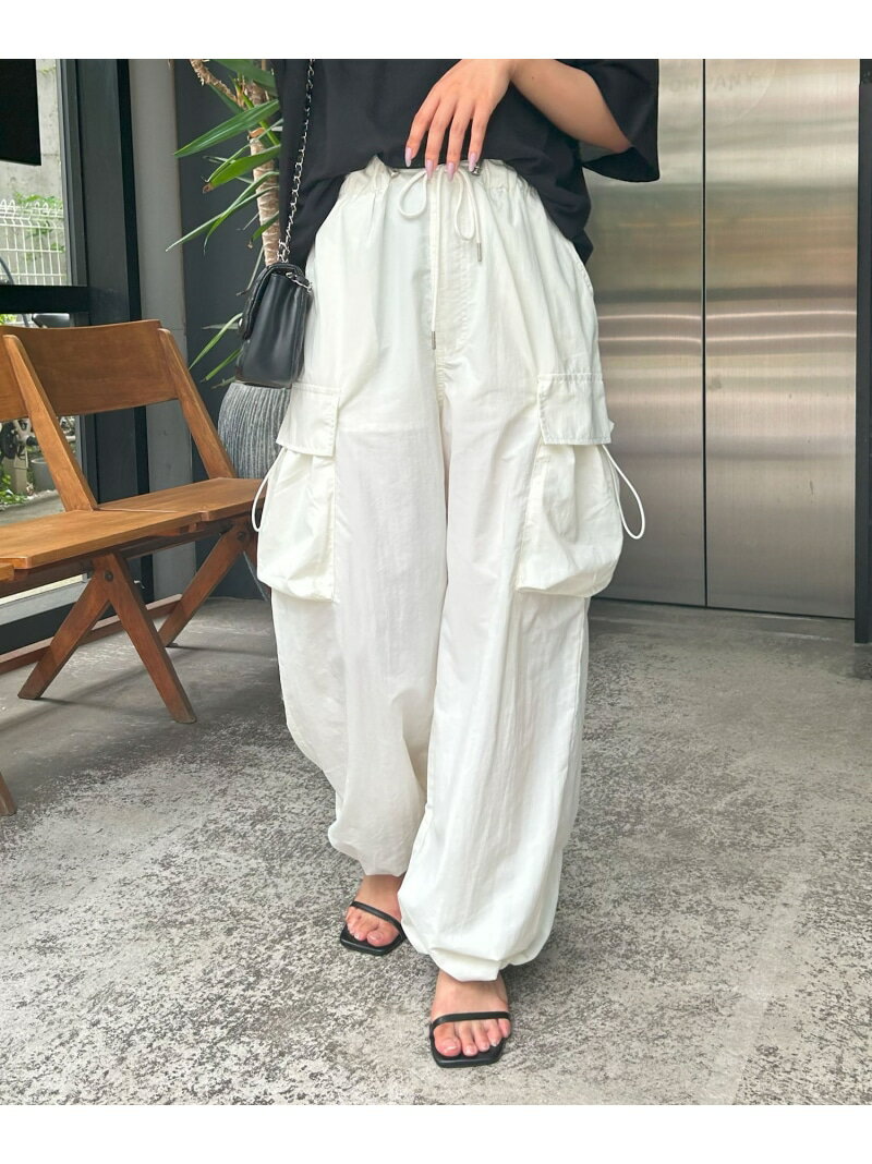 【SALE／7%OFF】ドローコードポケットNyカーゴ/PT INGNI イング パンツ カーゴパンツ ホワイト カーキ ブラック ピンク【RBA_E】[Rakuten Fashion]のサムネイル