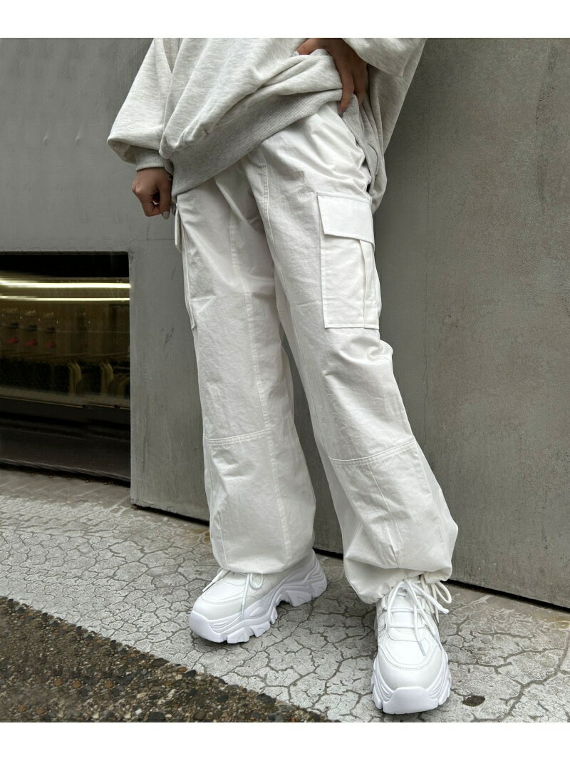 【SALE／10%OFF】綿ツイルドローコードカーゴ/PT INGNI イング パンツ カーゴパンツ ホワイト カーキ ブラック【RBA_E】[Rakuten Fashion]のサムネイル