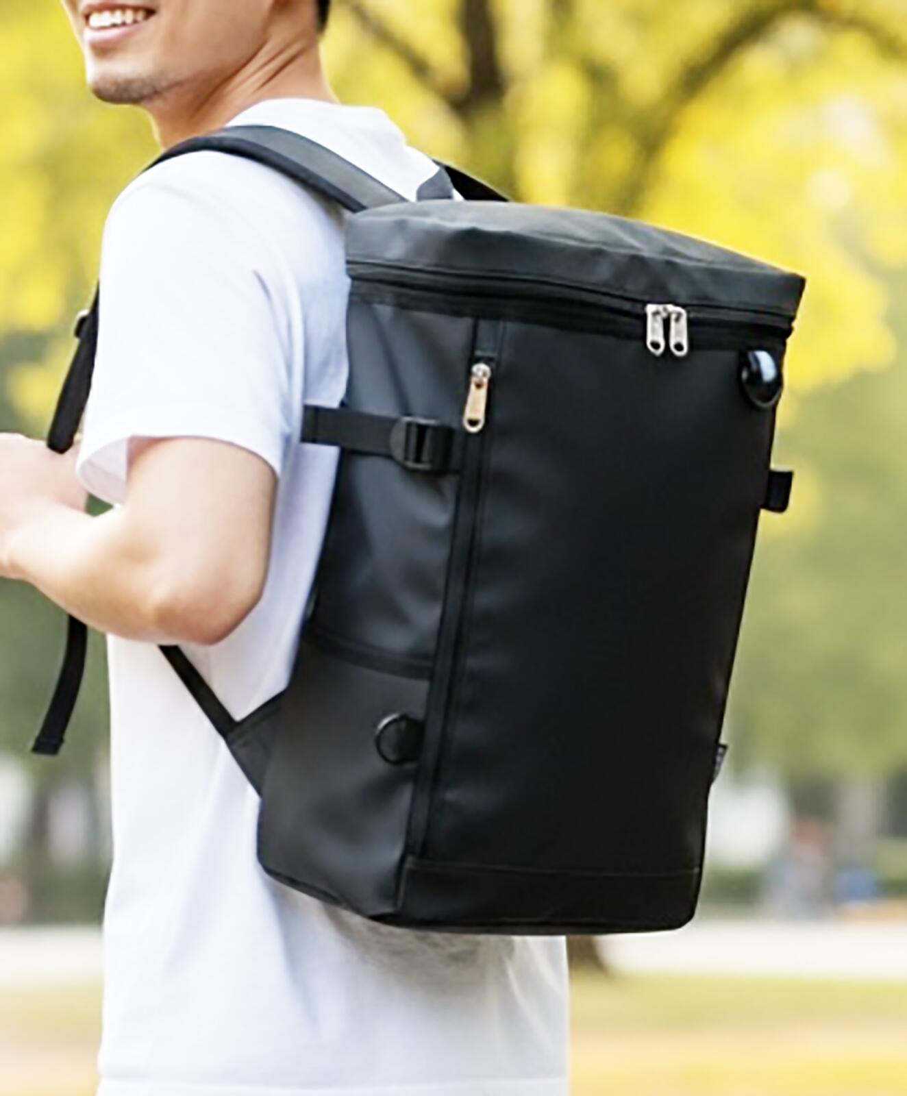 【最大20%OFFクーポン】リュック メンズ 人気 軽量 YKKファスナー製 シンプル 約16L 約660g はっ水加工 リュックサック スポーツ バッグ 旅行 部活 塾 ポケット ノートPC 通勤 通学 ビジネス ハイキング 登山 アウトドア 防災 機内 靴 弁当 バックパック ブラック 黒 COPRO