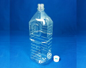 ペットボトル容器（キャップ付き）2L用用途いろいろ空ペットボトル約H295mm