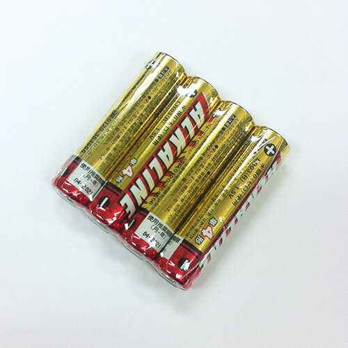 単4電池　アルカリ乾電池1.5V（4個入