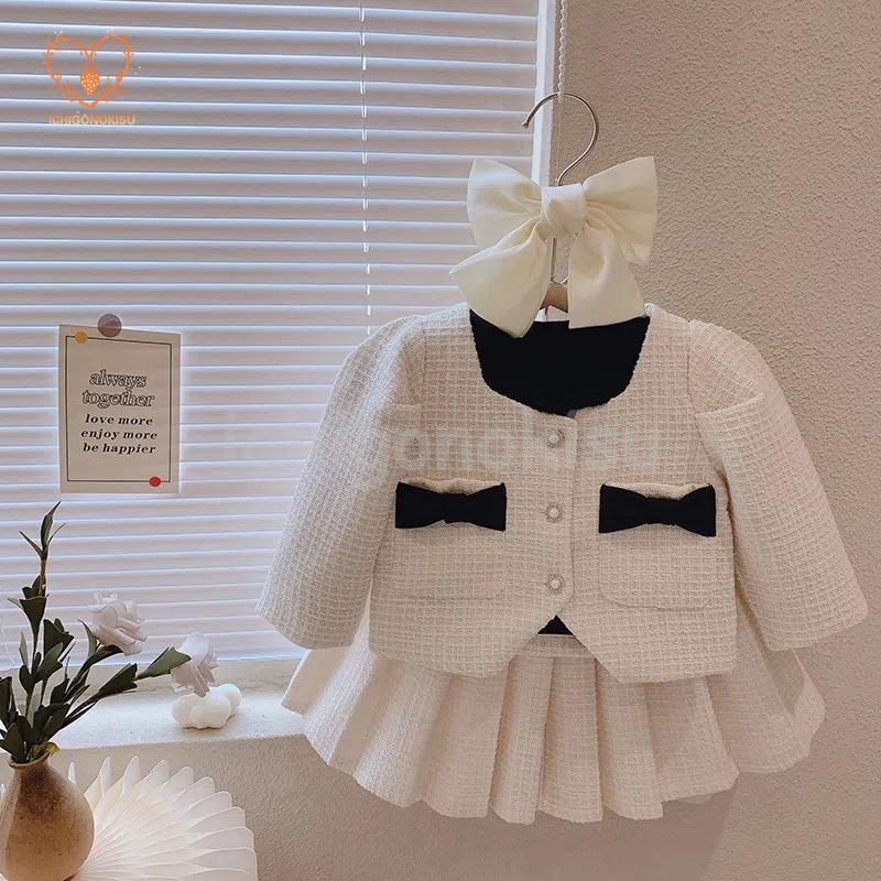 Rakuten - 入園式 入学式 卒服 女の子 セットアップ ポレロ ツイードジャケット ショート丈 スカート ジュニア 可愛い オシャレ 子供服 フォーマル 七五三 結婚式 発表会