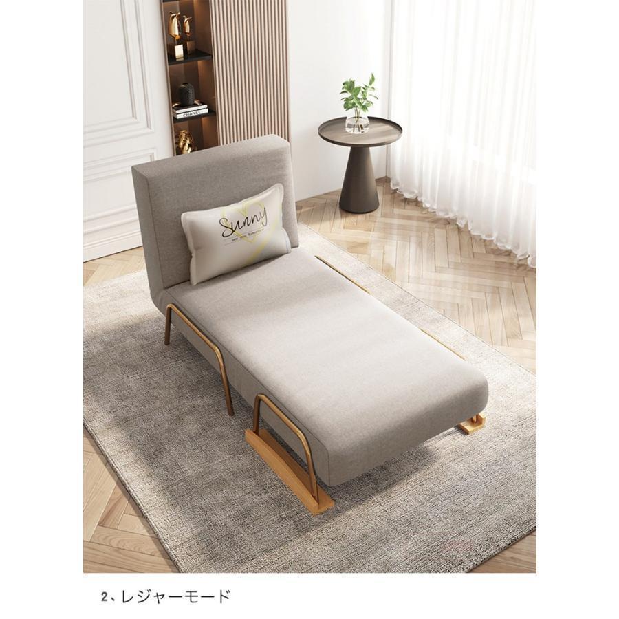 Other - ソファーベッド 一人用 折り畳み ソファ 1人掛け コンパクト ローソファ 北欧 ソファベット ソファーベット おしゃれ シンプル ソファー 座椅子 シングル