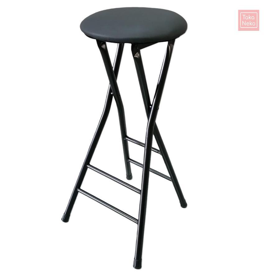 Rakuten - 折り畳み バースツール ポータブル キッチン 折りたたみ ハイスツール 背もたれなし バーチェア パイプ いす 折りたたみ椅子 大人用