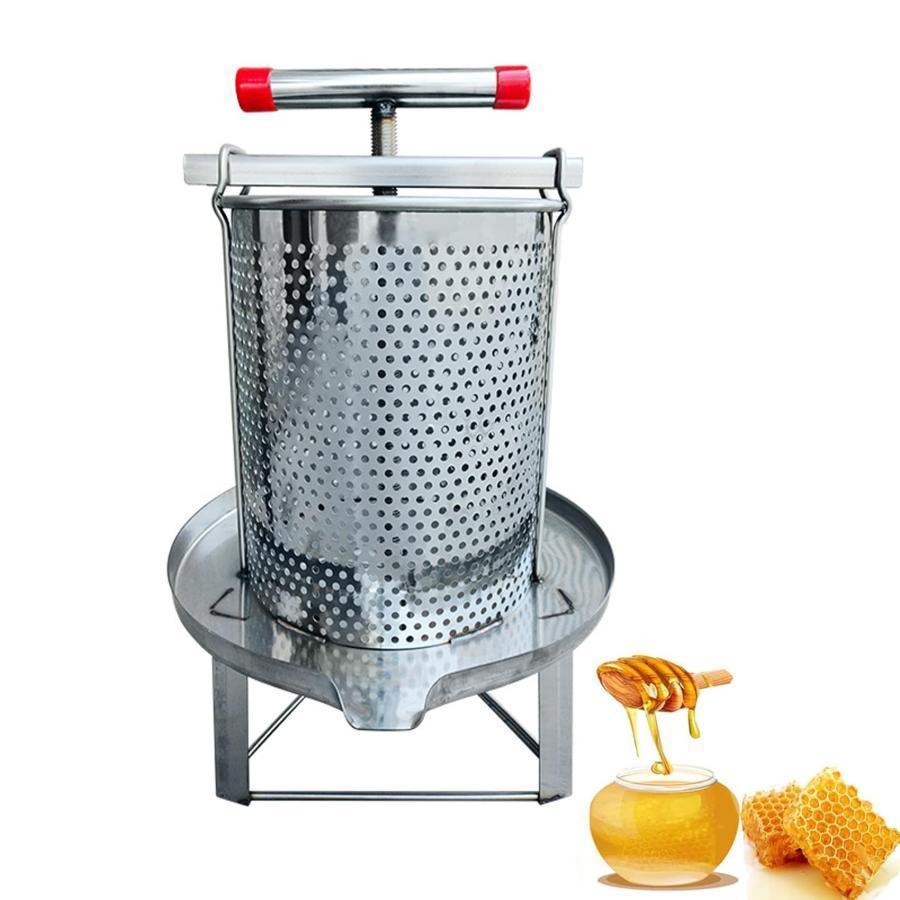 蜂蜜分離器 ステンレス鋼蜂蜜濾過器 蜜を絞り器 蜂蜜圧搾機 ジューサー はちみつ 遠心分離機 家庭用小型ワックスプレス 蜜圧縮製蝋器 手動みしん養蜂器具