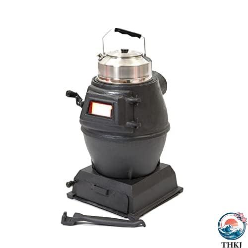 乐天商城 - ロケットストーブ 2200W 薪ストーブ キャンプ テントストーブ クッキングストーブ 石炭ストーブ 薪炉 炭火焼きグリル バーベキューコンロ 鉄鋳物製 のぞき窓付き