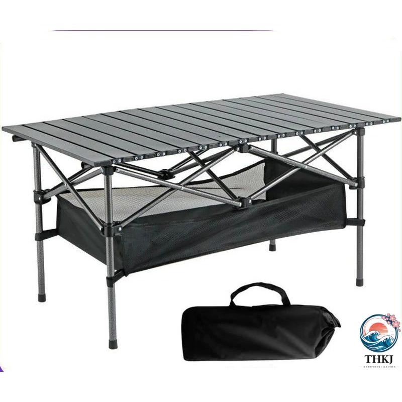 乐天商城 - キャンプテーブル 【2025強化版 簡単組立テーブル】アウトドア テーブル 折りたたみ95cm/120CM アウトドア 折りたたみ 耐荷重150kgテーブル ロールトップテーブ