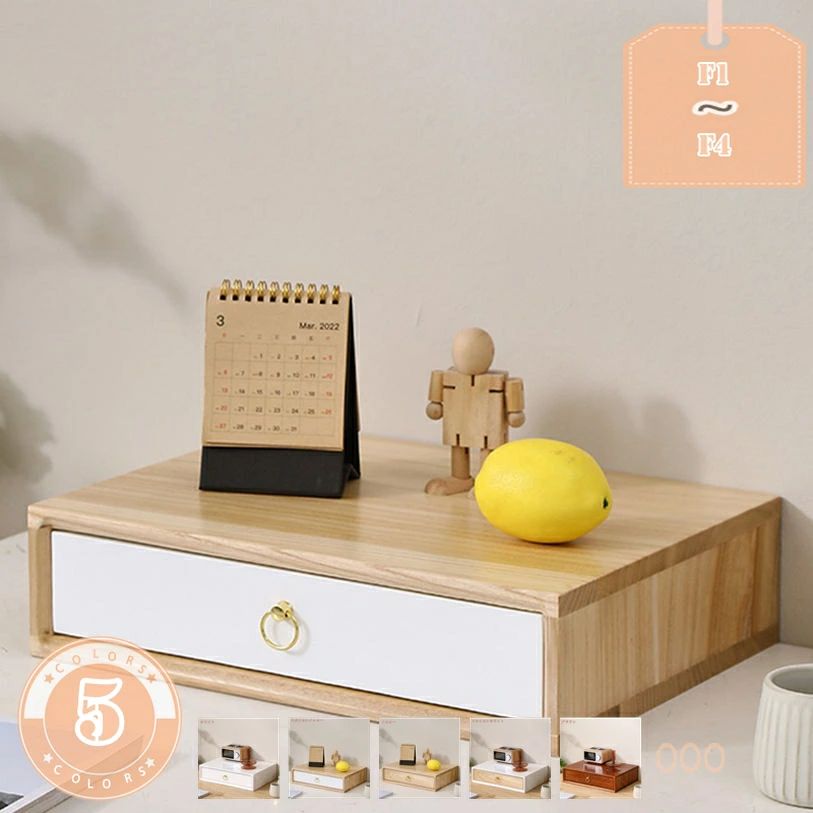 Rakuten - 卓上 小物入れ 引き出し 木製 収納 レターケース プリント収納 机上 おしゃれ ホワイト 木目 ナチュラル 書類整理 チェスト プリント整理 書類ケース 卓上収納 小物収納 1段 小物置き 小物入れ 机上収納 事務用品 整理用品 おしゃれ オフェス用