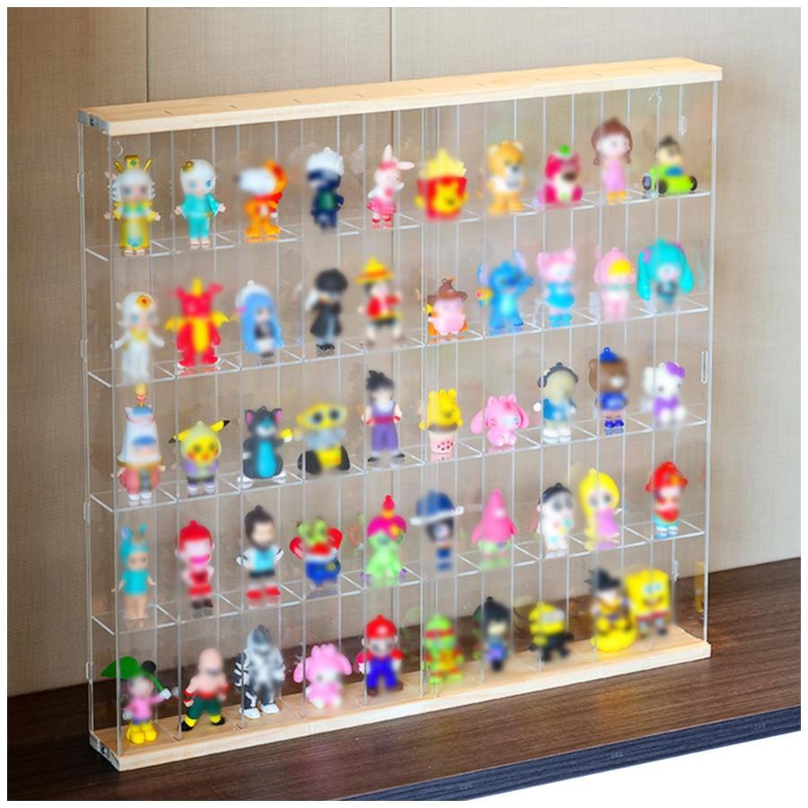 Rakuten - フィギュアラック 大容量 ショーケース フィギュア 小さい 壁掛け ホビー用収納 透明 プラモデル 棚 アクリル ディスプレイラック ションケース 省スペース 収納
