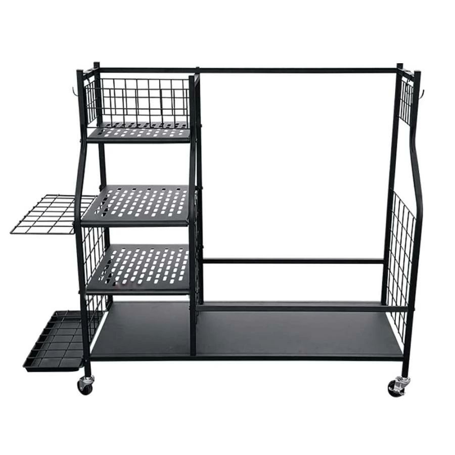 ゴルフバッグ収納ラック、ゴルフバッグ収納ラック ゴルフボールバッグ ガジェットオーガナイザー ディスプレイスタンド ゴルフ用品アクセサリー ガレージゴルフ