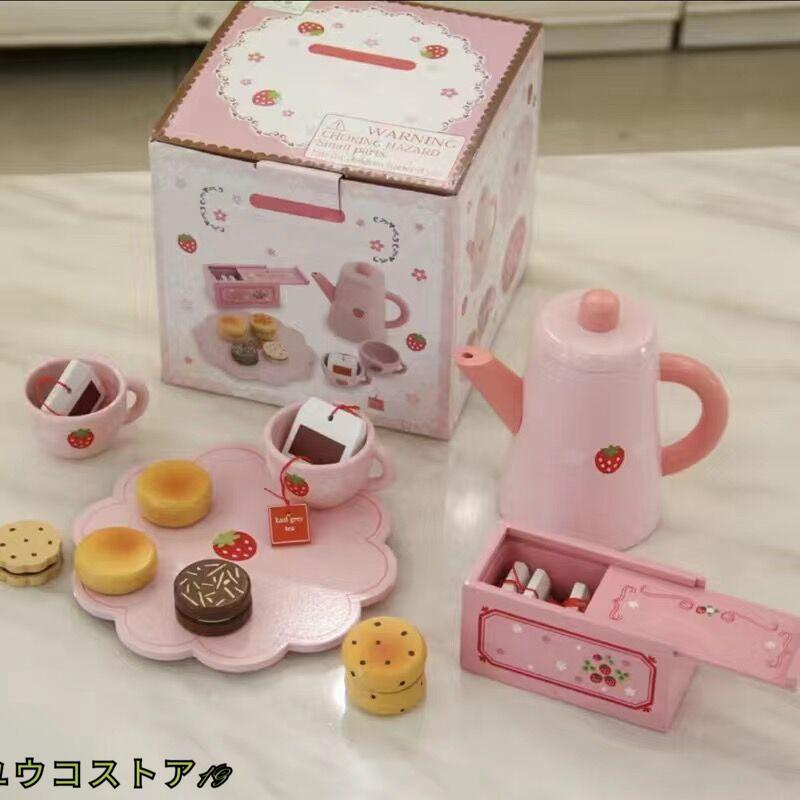 おままごと ティーセット 木製 おもちゃ 茶道具 学習 基本スキル 実践能力 遊ぶ能...