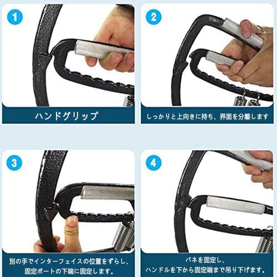 スーパーグリッパー 50-1000ポンド 調節可能 前腕 ヘビーグリッパー ハンドグリッ...