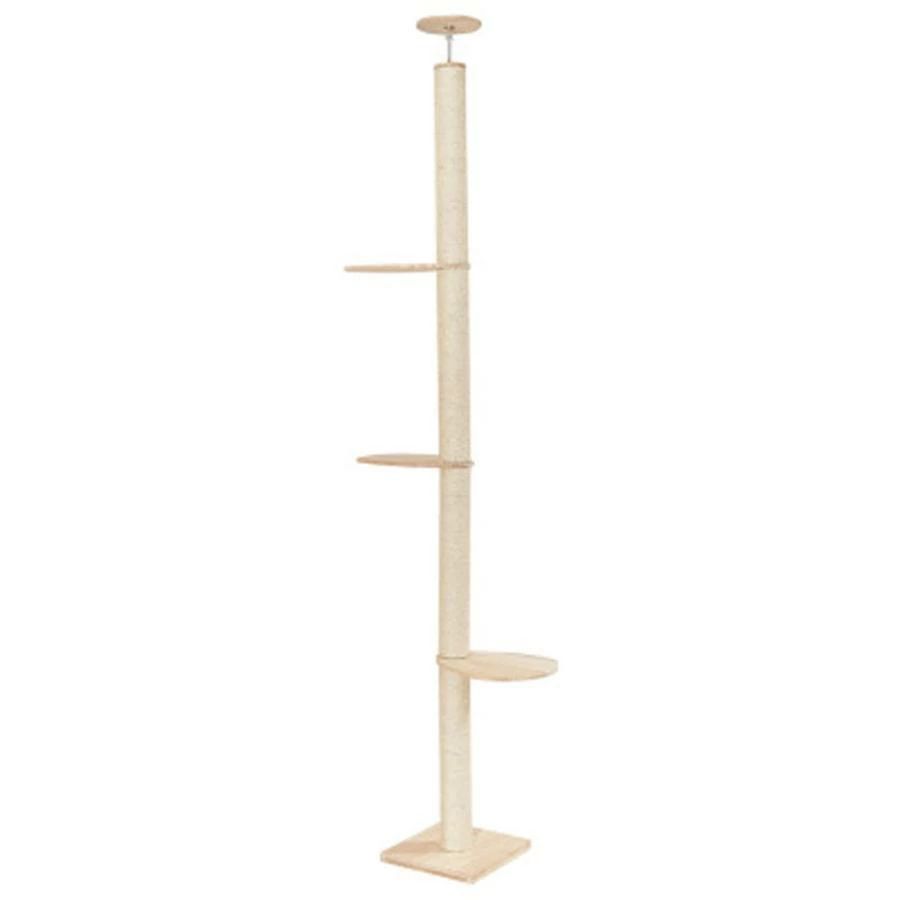多機能設計：この組み立てられた猫クライミングフレームは主に麻ロープ、紙管、ポリエステル、スチールで作られており、柱は麻ロープ（繊維麻100％）や爪の研ぎに耐えることができ、猫に良い登りと引っ掻き体験を提供します 本体サイズは約240cm、高さは調整可能、台座は安定しており、重量は約8kgで、複数の猫が同時に使用するのに適しています 同時に、頑丈な棚は15kgの重量に耐えることができ、猫が疲れたときに快適な休憩場所を見つけることができます 猫の遊び場であるだけでなく、インテリアの一部としても部屋にデザイン性や個性を加えるのに最適です 高品質の素材：この猫クライミングフレームは、麻ロープ、紙管、ポリエステル、スチールなど多機能設計：この組み立てられた猫クライミングフレームは主に麻ロープ、紙管、ポリエステル、スチールで作られており、柱は麻ロープ（繊維麻100％）や爪の研ぎに耐えることができ、猫に良い登りと引っ掻き体験を提供します 本体サイズは約240cm、高さは調整可能、台座は安定しており、重量は約8kgで、複数の猫が同時に使用するのに適しています 同時に、頑丈な棚は15kgの重量に耐えることができ、猫が疲れたときに快適な休憩場所を見つけることができます 猫の遊び場であるだけでなく、インテリアの一部としても部屋にデザイン性や個性を加えるのに最適です 高品質の素材：この猫クライミングフレームは、麻ロープ、紙管、ポリエステル、スチールなど