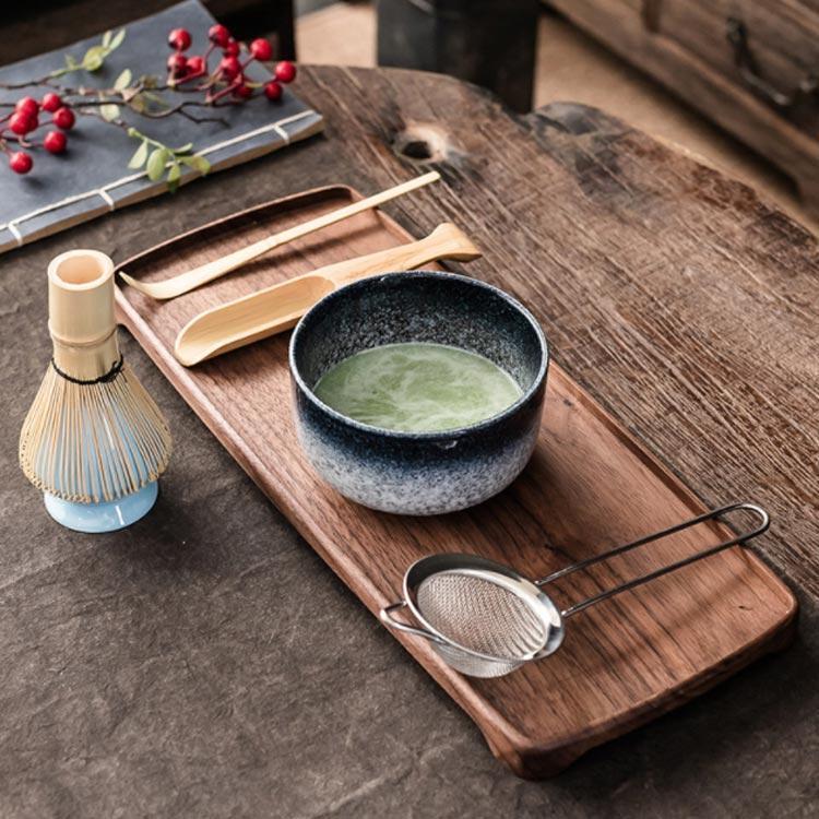 茶道具セット 抹茶セット 茶具 茶器 茶筅 茶碗 茶杓 茶筅立て 茶こし 6点セット お...