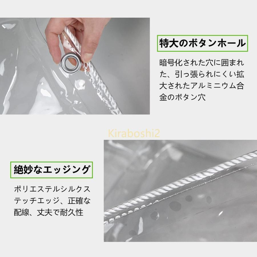 initializmの透湿防水シート 屋外屋根ビニールシート 透明シート厚手防水あめよけシート ベランダ 雨よけシート浸水対策台風 対策温室カバー (100x100cm)｜アングル2