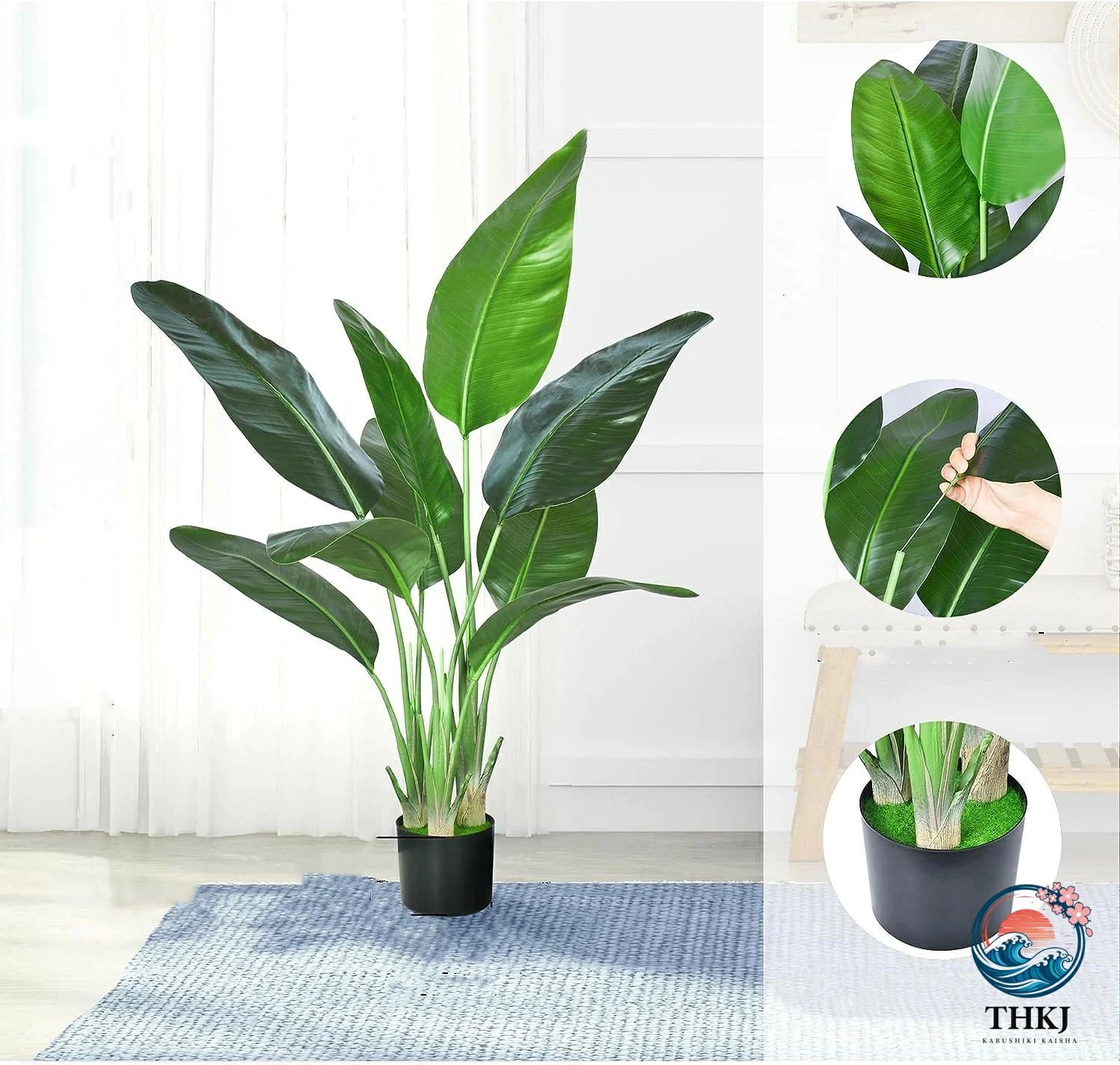 観葉植物 大型 人工 120cm 超リアル フェイクグリーン 人工観葉植物 インテリア 飾り 水やり不要 お手入れ簡単 虫害の心配なし 枯れない 光触媒 室内 家庭 オフィス お店 結婚 引越し プレゼント 観葉植物 大型 人工 120cm 5 【本物とそっくりの人工観葉植物】この大型の観葉植物は超リアルで、遠くから見たら本物と見間違う程のリアル感！柔らかい緑と和深の緑を混ぜて、本物の植物をまねました。 【高品質】高品質のポリエステル繊維で作られたフェイクグリーンです。環境に優しく、耐久性優れており、安全かつ無毒です。ペットを育てるお客様に最適です。 【お手入れが簡単】人工観葉植物なので、毎日に水やりや施肥する必要がなく、土壌植物と比べて、虫害への心配などもいりません。葉が汚れた場合、布巾で軽く拭き落としてください。 【適用シーン】シンプルなデザインで、どこに置いても相性が良く、ご自宅用はもちろん、開店祝い、新築祝い、引越し祝いにも最適です。客間、寝室、ベランダ、事務室、ホテルなどに大活躍しています。 観葉植物 大型 人工 120cm 超リアル フェイクグリーン 人工観葉植物 インテリア 飾り 水やり不要 お手入れ簡単 虫害の心配なし 枯れない 光触媒 室内 家庭 オフィス お店 結婚 引越し プレゼント 観葉植物 大型 人工 120cm 5 【本物とそっくりの人工観葉植物】この大型の観葉植物は超リアルで、遠くから見たら本物と見間違う程のリアル感！柔らかい緑と和深の緑を混ぜて、本物の植物をまねました。 【高品質】高品質のポリエステル繊維で作られたフェイクグリーンです。環境に優しく、耐久性優れており、安全かつ無毒です。ペットを育てるお客様に最適です。 【お手入れが簡単】人工観葉植物なので、毎日に水やりや施肥する必要がなく、土壌植物と比べて、虫害への心配などもいりません。葉が汚れた場合、布巾で軽く拭き落としてください。 【適用シーン】シンプルなデザインで、どこに置いても相性が良く、ご自宅用はもちろん、開店祝い、新築祝い、引越し祝いにも最適です。客間、寝室、ベランダ、事務室、ホテルなどに大活躍しています。観葉植物 大型 人工 120cm 超リアル フェイクグリーン 人工観葉植物 インテリア 飾り 水やり不要 お手入れ簡単 虫害の心配なし 枯れない 光触媒 室内 家庭 オフィス お店 結婚 引越し プレゼント 観葉植物 大型 人工 120cm 5 【本物とそっくりの人工観葉植物】この大型の観葉植物は超リアルで、遠くから見たら本物と見間違う程のリアル感！柔らかい緑と和深の緑を混ぜて、本物の植物をまねました。 【高品質】高品質のポリエステル繊維で作られたフェイクグリーンです。環境に優しく、耐久性優れており、安全かつ無毒です。ペットを育てるお客様に最適です。 【お手入れが簡単】人工観葉植物なので、毎日に水やりや施肥する必要がなく、土壌植物と比べて、虫害への心配などもいりません。葉が汚れた場合、布巾で軽く拭き落としてください。 【適用シーン】シンプルなデザインで、どこに置いても相性が良く、ご自宅用はもちろん、開店祝い、新築祝い、引越し祝いにも最適です。客間、寝室、ベランダ、事務室、ホテルなどに大活躍しています。
