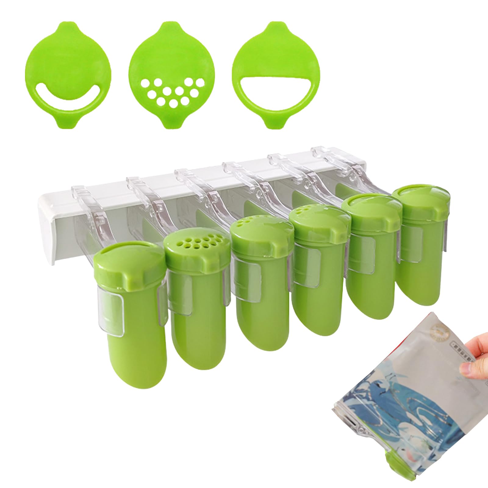 · 【調味料収納用】この調味料ラック 袋 はほとんどの調味料パックに対応しており、収納スペースをほとんど占めず、視覚的なデザインを採用しているため、取り出しやすく持ち運びに便利です。· 【取り外し可能な設計】この袋止めクリップ 調味料は穴あ...