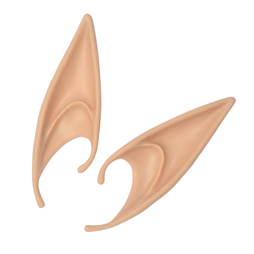 ドレッシング用の1ペアラテックス耳コスプレアクセサリーエルフパーティー小道具