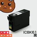 【永久保証】 ICBK61 ブラック/黒1個 E