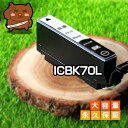 【永久保証】ICBK70L ブラック/黒 1個 