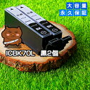 【永久保証】ICBK70L ブラック/黒【2