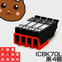 【永久保証】 ICBK70L ブラック/黒 【4