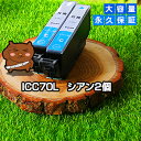 【永久保証】ICC70L シアン【2個セッ