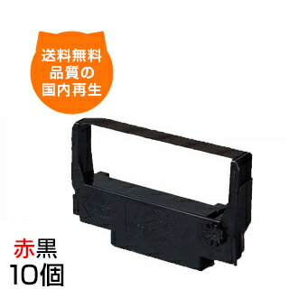 ERC-38用 赤/黒 インクリボン リボン TMU300D TMU300PA TMU300PB TMU300PD TMU370 TMU375 TMU375M 803-020006-002-A EF1210R ERC30BR ERC-30BR ERC34BR ERC-34BR ERC38BR ERC-38BR 用インクリボン ドットプリンター ドットプリンタ用 インクリボン EP社 EP社